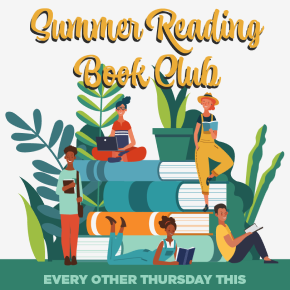 Flyer for Summer Reading Book Club