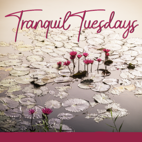 Flyer for Tranquil Tuesdays 