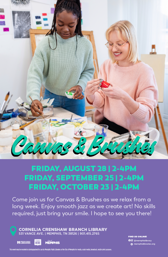 Flyer for Canvas and Brushes