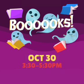 Flyer for Boooooks!