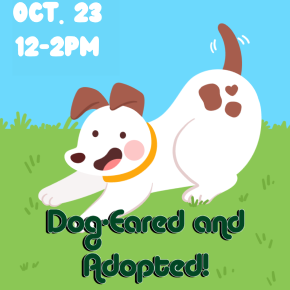 Flyer for Dog-Eared and Adopted!