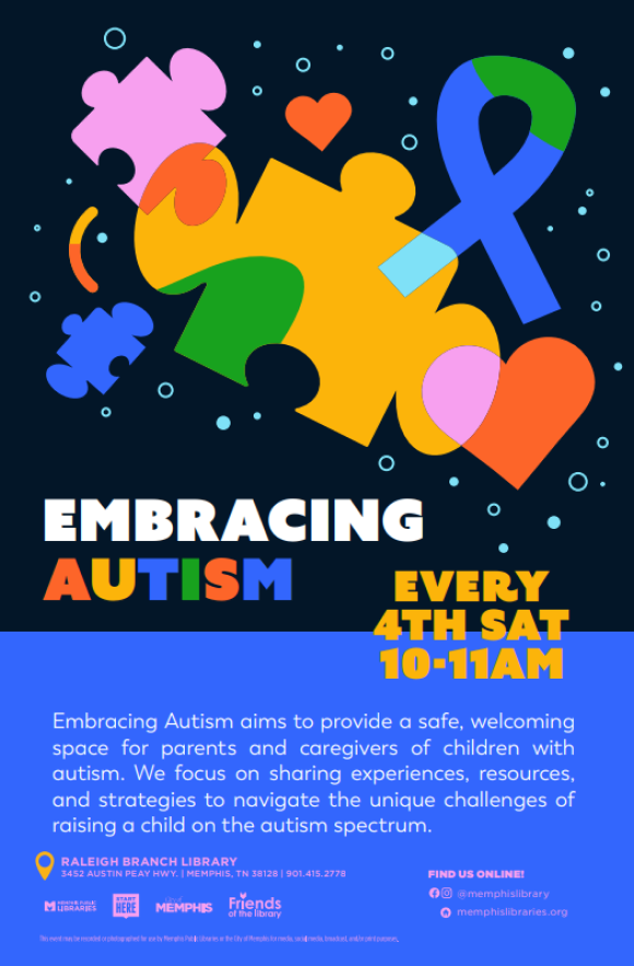 Flyer for Embracing Austism