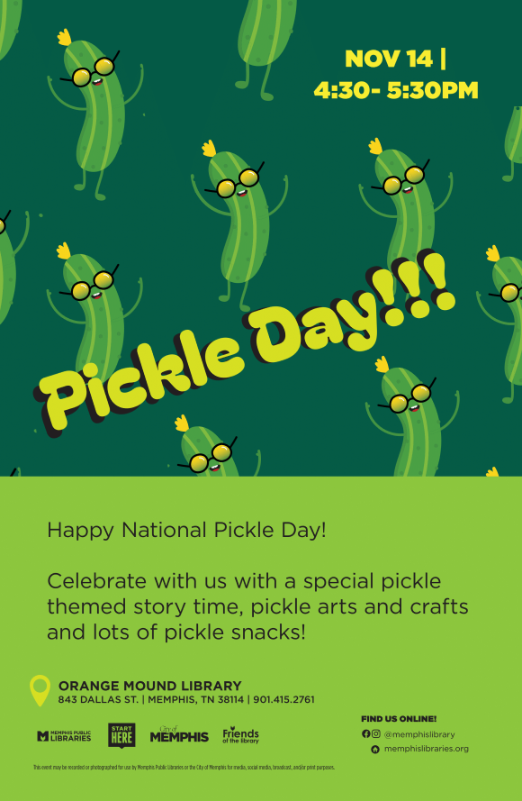 Flyer for Pickle Day!