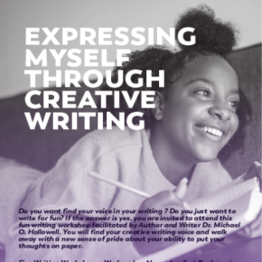 Flyer for Expressing Myself Through Creative Writing