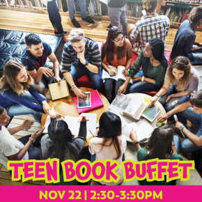 Flyer for Teen Book Buffet
