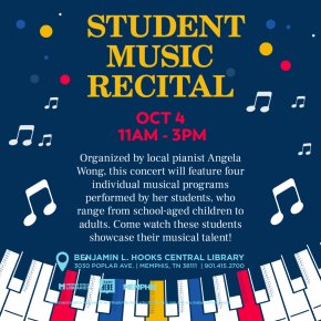 Flyer for Student Music Recital