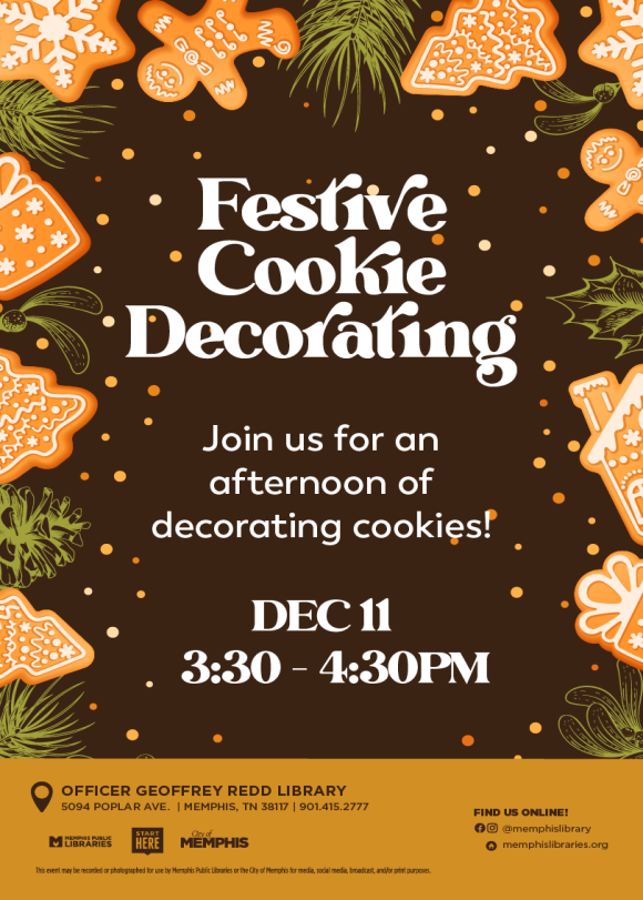 Flyer for Festive Cookie Decorating