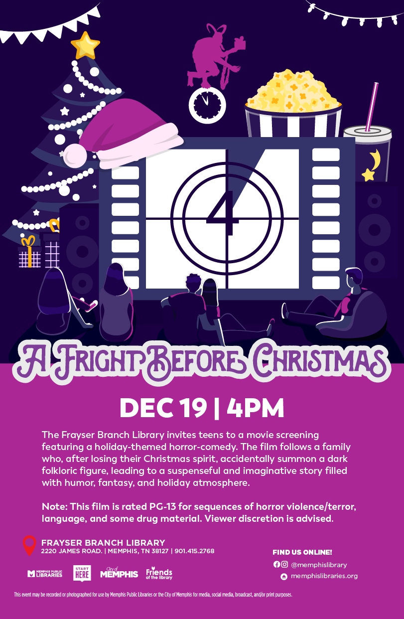 Flyer for A Fright Before Christmas