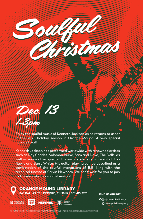 Flyer for Soulful Christmas