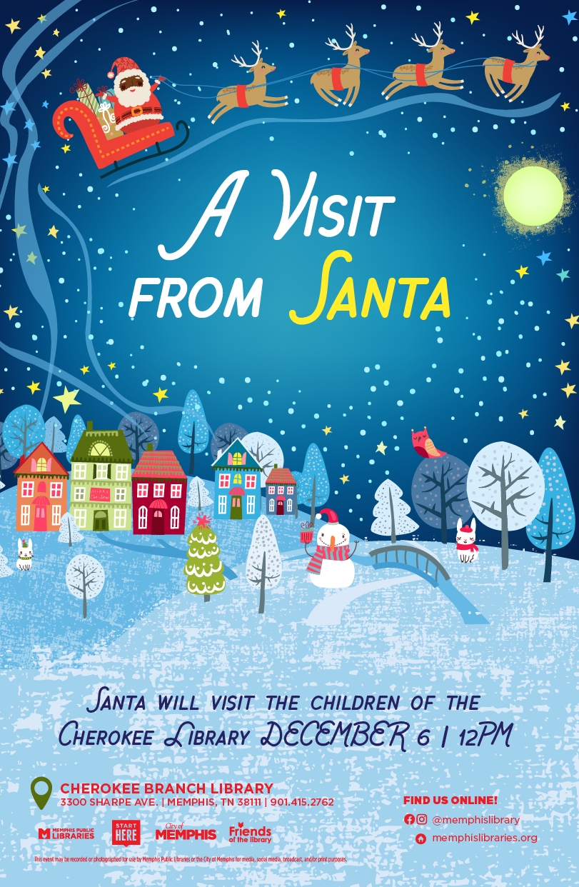 Flyer for A Visit from Santa 