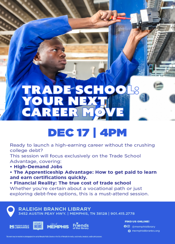 Flyer for Trade School: Your Next Career Move