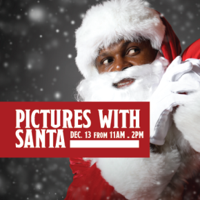 Flyer for Pictures with Santa
