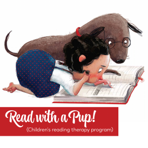 Flyer for Read with a Pup!