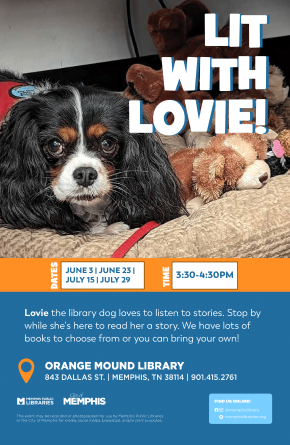Flyer for Read With A Pup