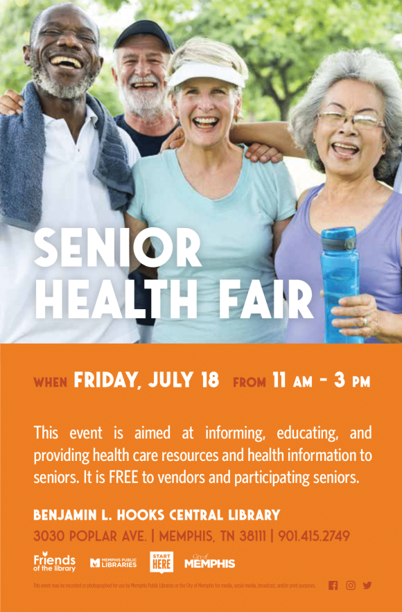 Flyer for Senior Health Fair