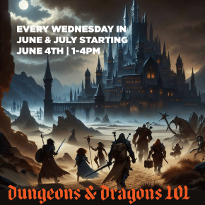 Flyer for Dungeons & Dragons 101