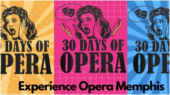 Flyer for30 Days of Opera