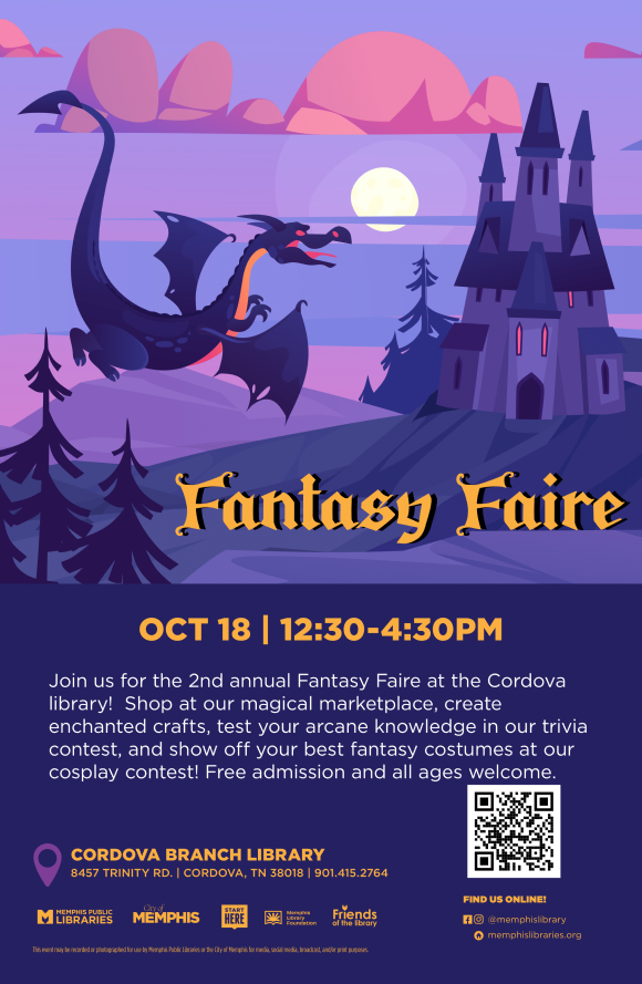 Flyer for Fantasy Faire
