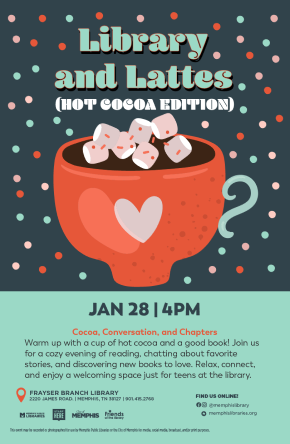 Flyer for Library and Lattes