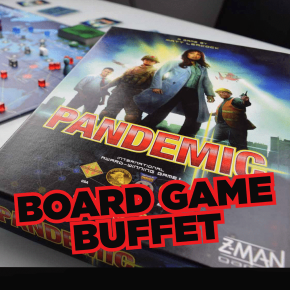 Flyer for Board Game Buffet