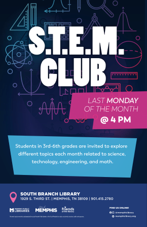 Flyer for S.T.E.M. Club
