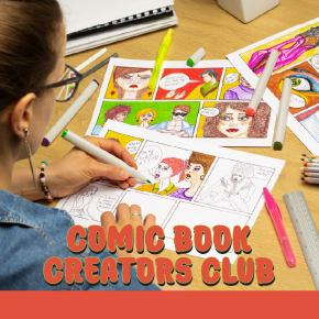 Flyer for Comic Book Creators Club