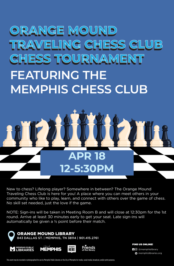 Flyer for chess tournament