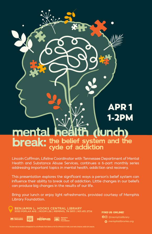 Flyer for mental health lunch break