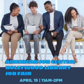 Flyer for hollywood job fair
