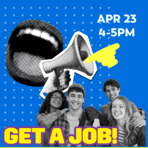 Flyer for get a job