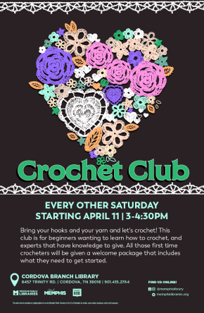 Flyer for Crochet Club