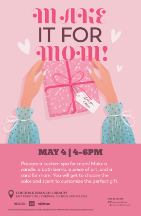 Flyer for Make it for Mom!