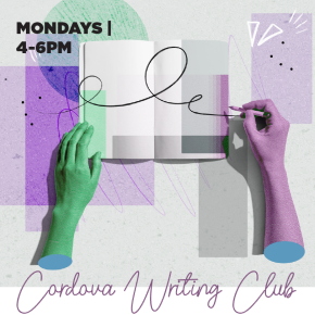 Flyer for Cordova Writing Club