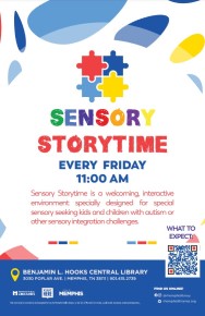 Flyer for Sensory Storytime