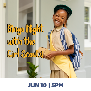 Flyer for Bingo Night with the Girl Scouts