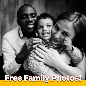 Flyer for Free Family Photos!