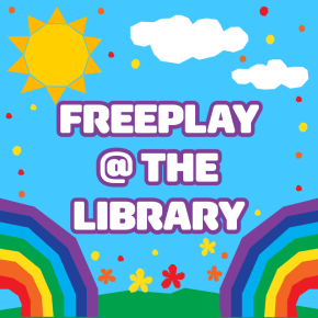 Flyer for Freeplay @ The Library