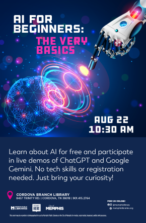 Flyer for AI for Beginners: The Very Basics