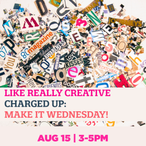 Flyer for Charged Up: Junk Journal Jam
