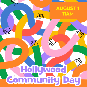 Hollywood Community Day flyer