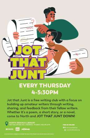 Flyer for Jot That Junt