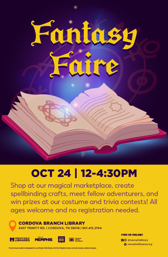 Flyer for Fantasy Faire