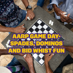 Flyer for AARP Game Day