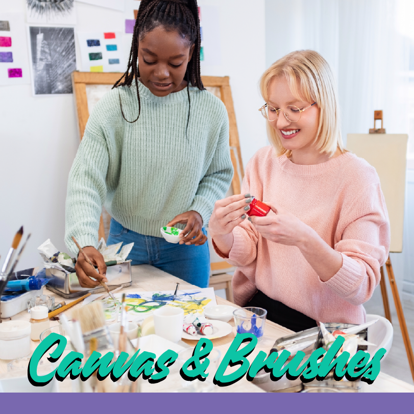 Flyer for Canvas & Brushes
